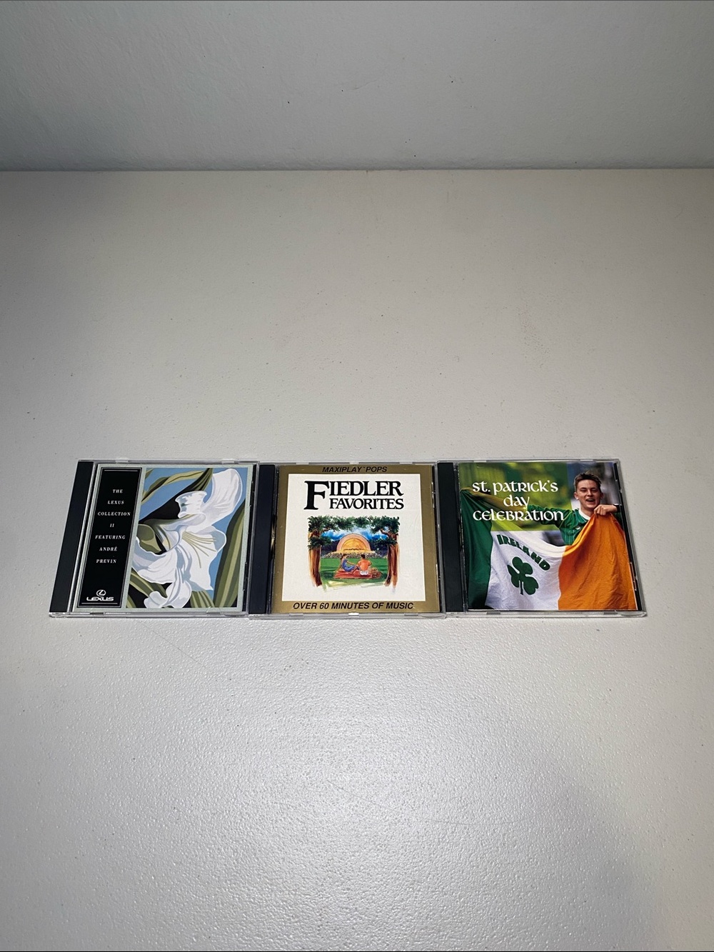 Three Music CD Lot - Floral, Fiedler Favorites, St. Patrick's Day